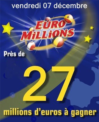 Tirage Euromillions du 07 décembre 2007
